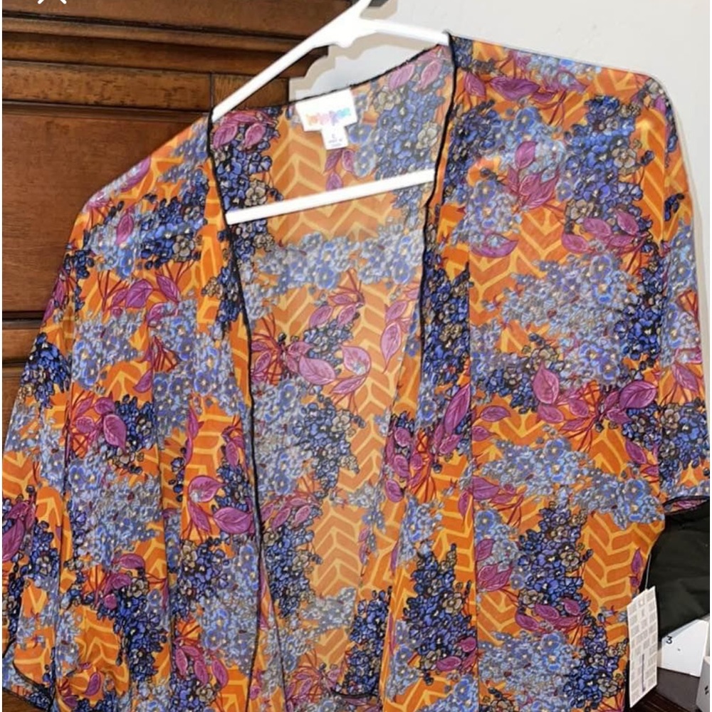 LuLaRoe Monroe Kimono Multi Colored